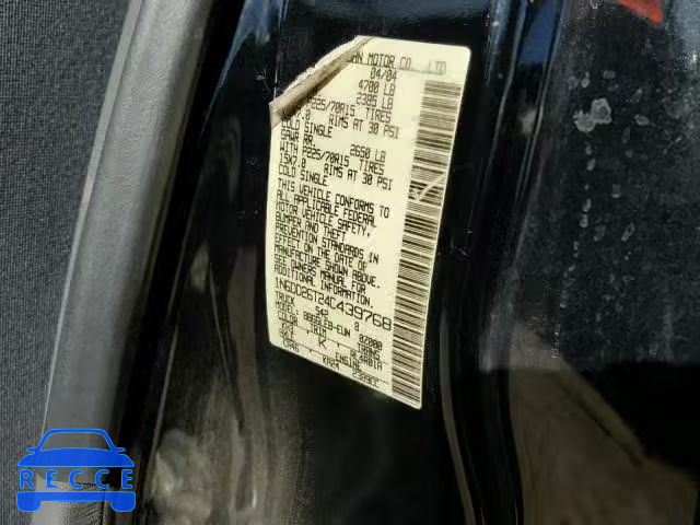 2004 NISSAN FRONTIER K 1N6DD26T24C439768 image 9