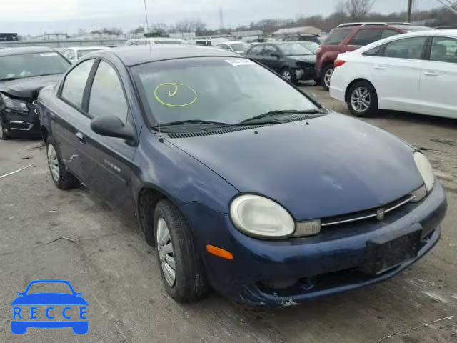 2001 DODGE NEON SE 1B3ES46C11D100242 image 0