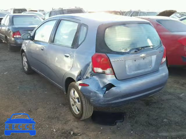 2006 CHEVROLET AVEO BASE KL1TD66666B622090 image 2