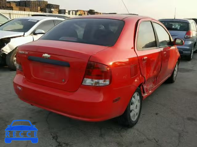 2005 CHEVROLET AVEO BASE KL1TD52665B412104 image 3