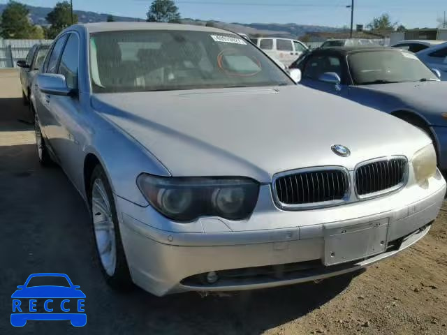 2002 BMW 745 I WBAGL63482DP54778 image 0