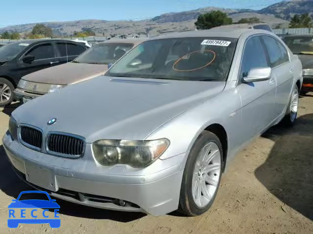 2002 BMW 745 I WBAGL63482DP54778 image 1
