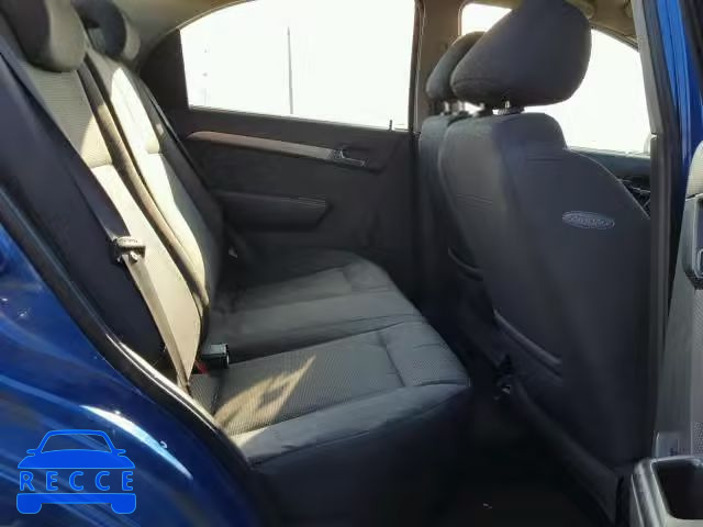 2008 CHEVROLET AVEO BASE KL1TD56648B042074 Bild 5