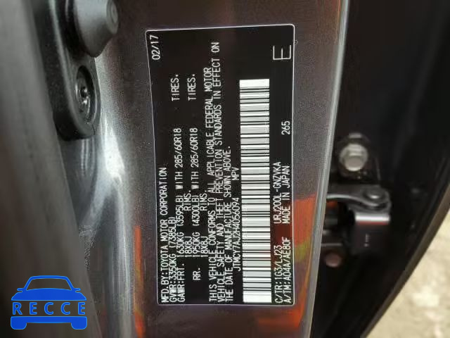 2017 TOYOTA LAND CRUIS JTMCY7AJ2H4056094 image 9
