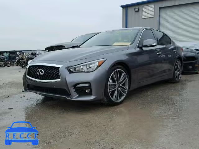 2015 INFINITI Q50 HYBRID JN1AV7AP5FM790216 image 1