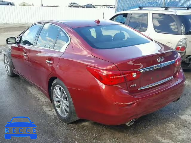 2014 INFINITI Q50 BASE JN1BV7ARXEM702071 зображення 2