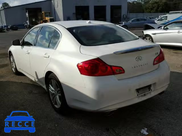 2010 INFINITI G37 BASE JN1CV6AP6AM405130 image 2