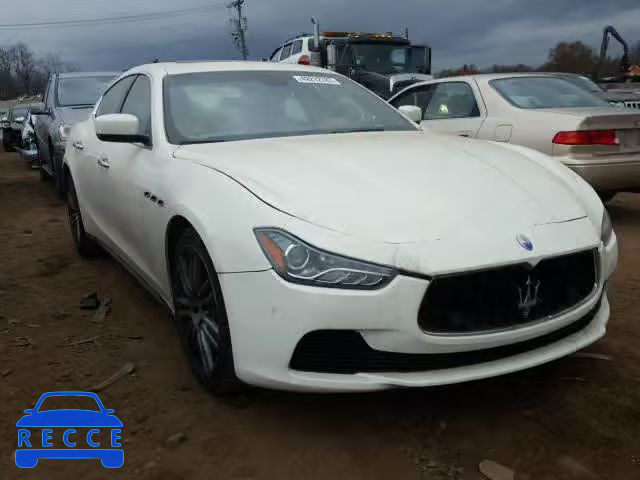 2014 MASERATI GHIBLI S ZAM57RTAXE1091589 image 0