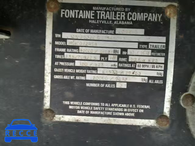 2014 FONTAINE TRAILER 13N2532C6E1566373 зображення 9