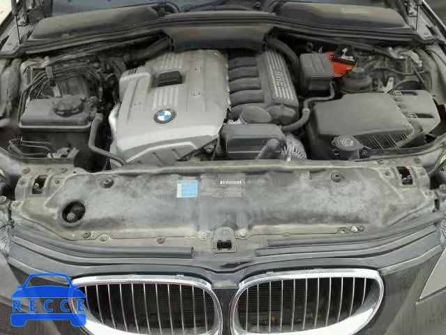 2007 BMW 525 I WBANE53537CY05363 зображення 6