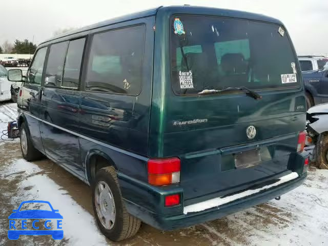 2000 VOLKSWAGEN EUROVAN MV WV2MH4709YH045539 зображення 2