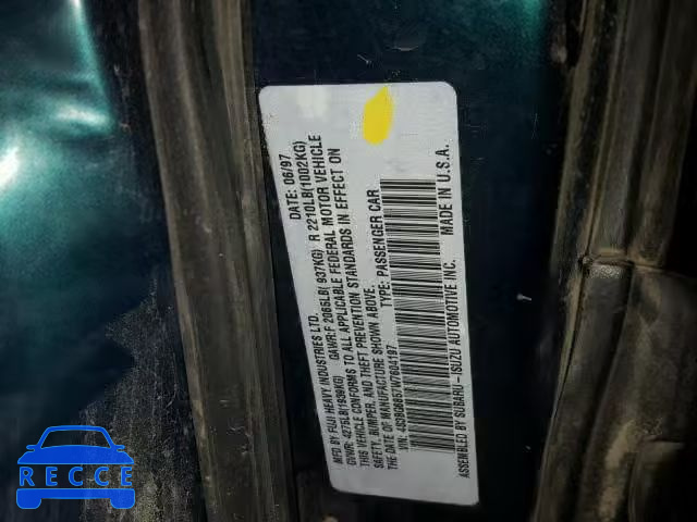 1998 SUBARU LEGACY 30T 4S3BG6857W7604197 image 9