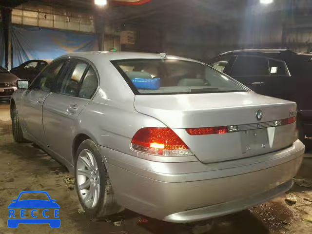 2002 BMW 745 I WBAGL634X2DP52935 image 2