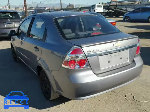 2009 CHEVROLET AVEO LS KL1TD56E39B643792 зображення 2