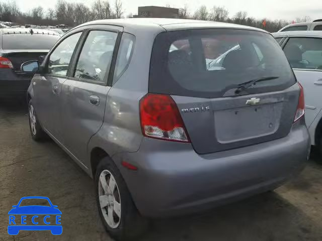 2006 CHEVROLET AVEO BASE KL1TD66686B669752 image 2