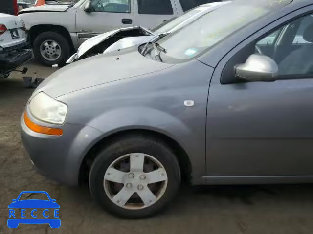 2006 CHEVROLET AVEO BASE KL1TD66686B669752 image 8