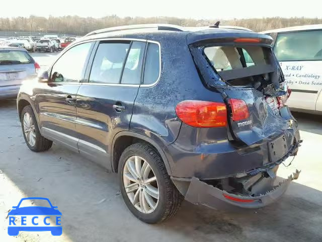 2012 VOLKSWAGEN TIGUAN S WVGBV7AXXCW568011 image 2