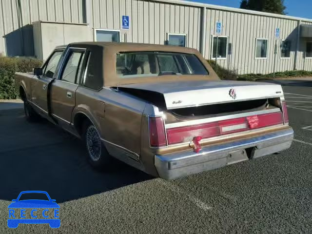 1986 LINCOLN TOWN CAR 1LNBP96FXGY728677 image 2