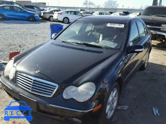 2004 MERCEDES-BENZ C 240 WDBRF61J04A545548 image 1