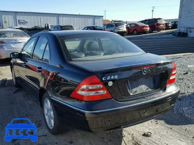 2004 MERCEDES-BENZ C 240 WDBRF61J04A545548 image 2