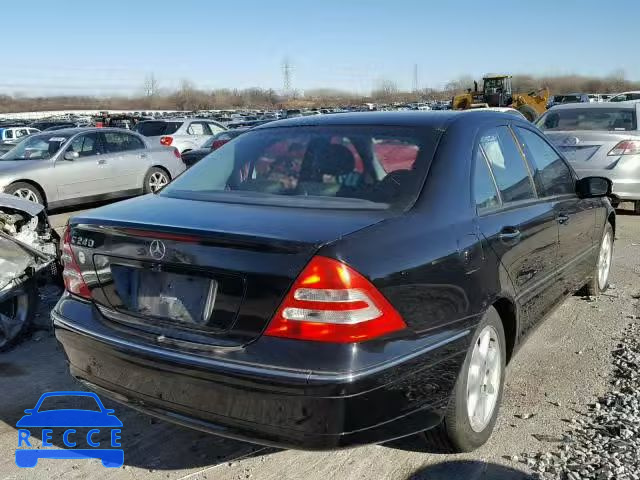 2004 MERCEDES-BENZ C 240 WDBRF61J04A545548 image 3