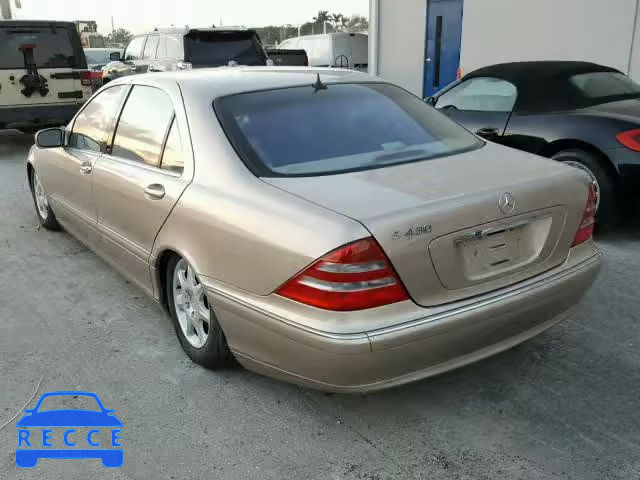 2001 MERCEDES-BENZ S 430 WDBNG70JX1A202485 image 2