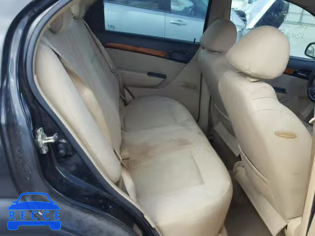 2007 CHEVROLET AVEO BASE KL1TD56657B058900 image 5
