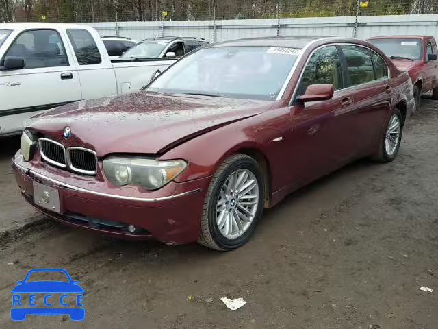 2004 BMW 745 LI WBAGN63404DS45474 image 1