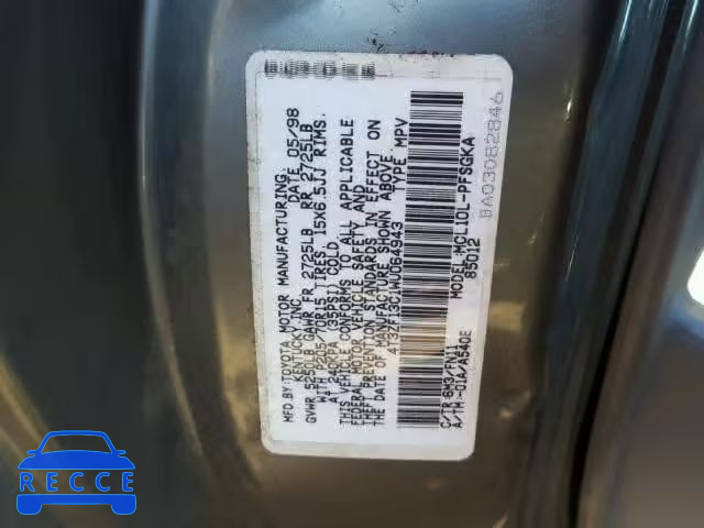 1998 TOYOTA SIENNA LE 4T3ZF13C1WU064943 image 9