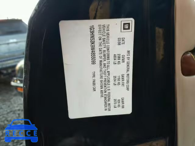 1998 OLDSMOBILE 88 BASE 1G3HN52K9W4855099 image 9