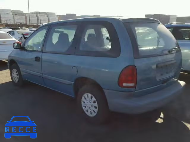 1997 PLYMOUTH VOYAGER 2P4FP25B6VR102066 image 2