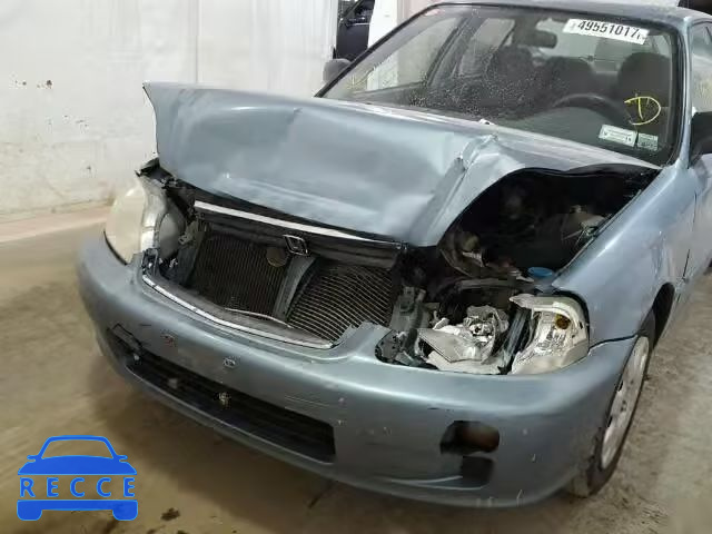 2000 HONDA CIVIC BASE 2HGEJ6612YH534325 Bild 8