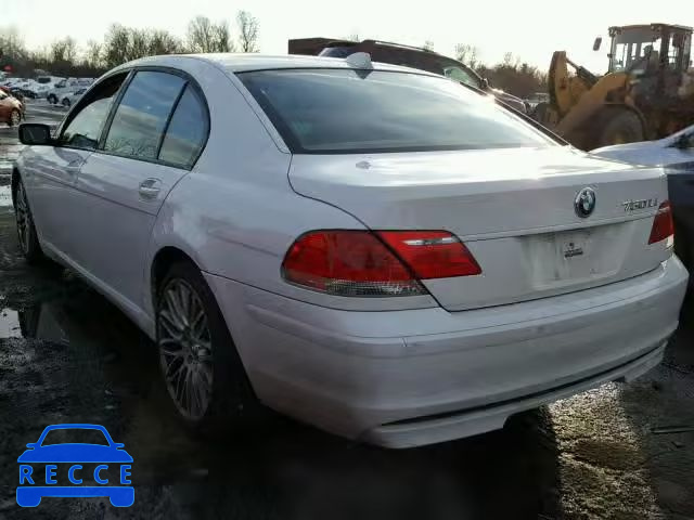 2008 BMW 750 LI WBAHN83558DT83350 image 2