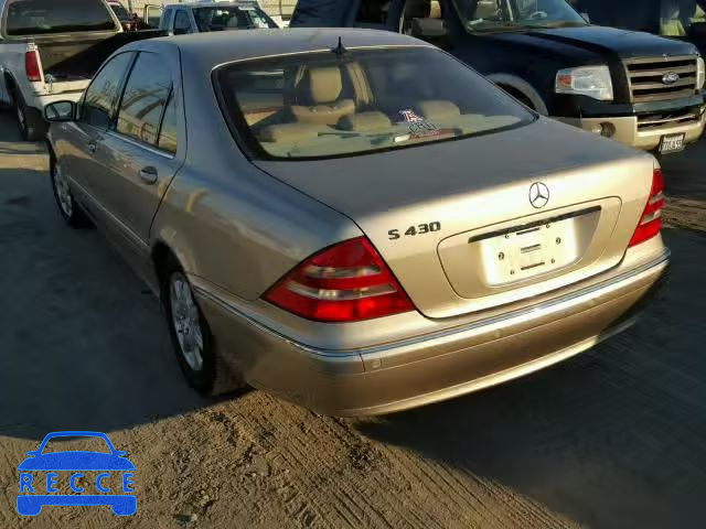 2001 MERCEDES-BENZ S 430 WDBNG70J11A180036 image 2