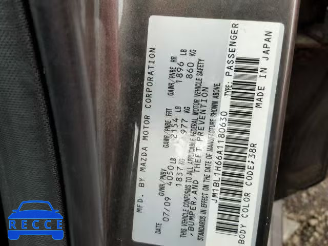 2010 MAZDA 3 S JM1BL1H66A1180630 Bild 9