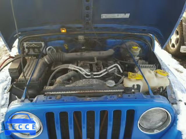 2003 JEEP WRANGLER C 1J4FA39S23P325297 зображення 6