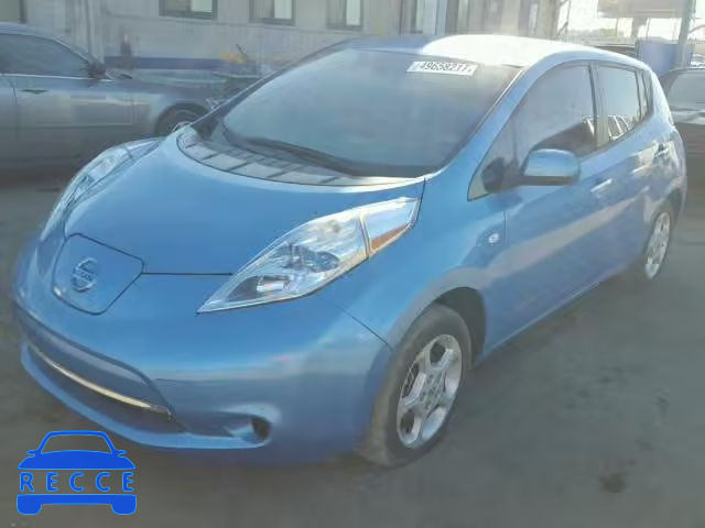 2011 NISSAN LEAF SV JN1AZ0CP6BT007557 зображення 1