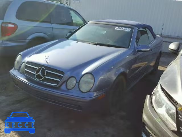 2002 MERCEDES-BENZ CLK 430 WDBLK70G22T116846 зображення 1