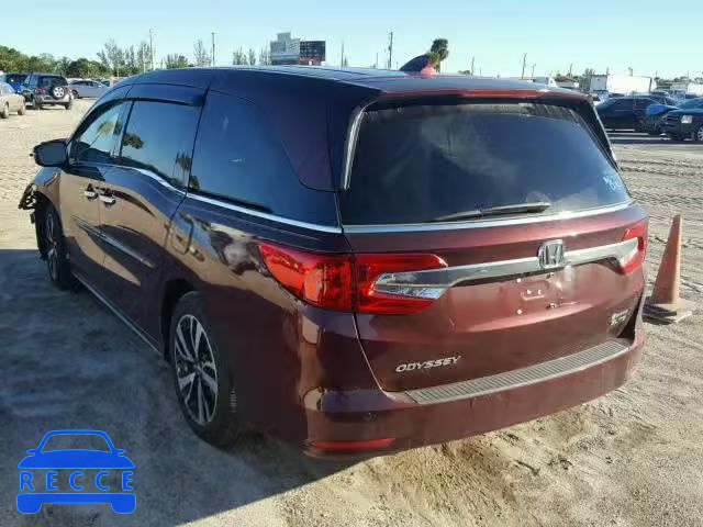 2018 HONDA ODYSSEY EL 5FNRL6H95JB020073 image 2