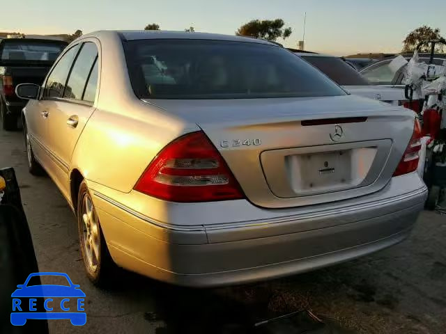 2004 MERCEDES-BENZ C 240 WDBRF61JX4A576080 image 2