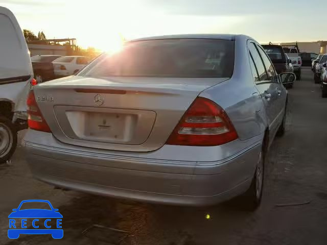 2004 MERCEDES-BENZ C 240 WDBRF61JX4A576080 image 3