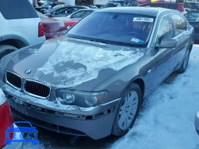 2002 BMW 745 LI WBAGN63422DR04779 зображення 1