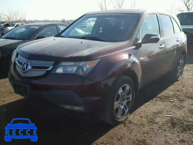 2007 ACURA MDX TECHNO 2HNYD28357H525685 зображення 1