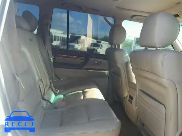 2004 LEXUS LX 470 JTJHT00W443540757 image 5