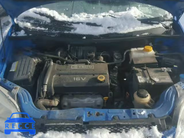 2007 CHEVROLET AVEO BASE KL1TD56687B068062 image 6