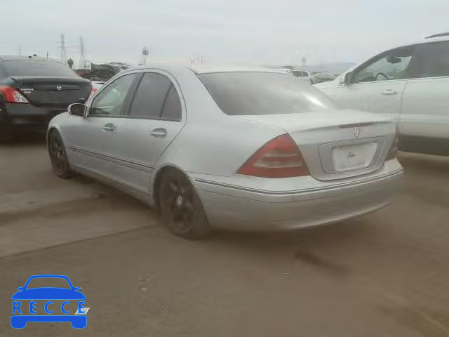 2003 MERCEDES-BENZ C 240 WDBRF61J53F342253 image 2