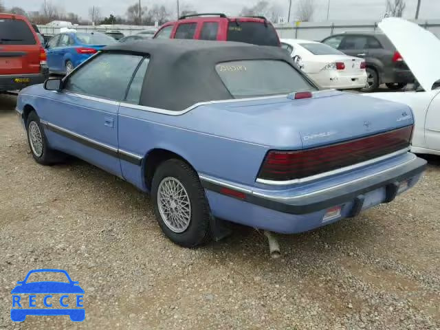 1992 CHRYSLER LEBARON 1C3XU4532NF244397 Bild 2