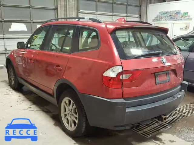 2004 BMW X3 2.5I WBXPA73484WC38559 Bild 2