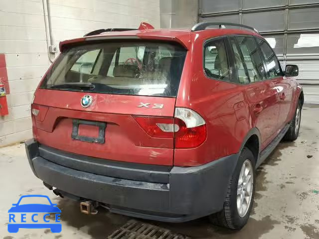 2004 BMW X3 2.5I WBXPA73484WC38559 Bild 3