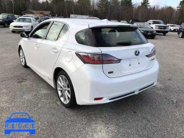 2012 LEXUS CT 200 JTHKD5BH8C2072102 image 3